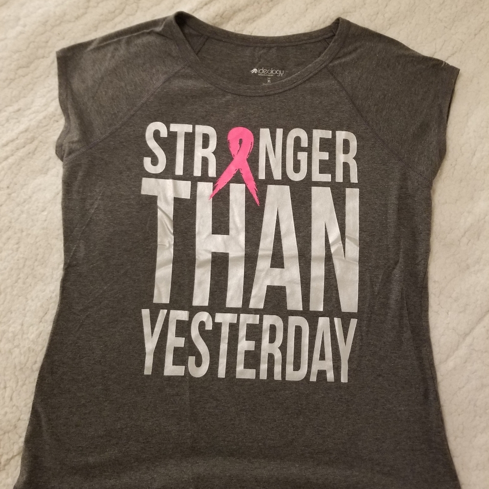 Ideology Graphic 'Stronger Than Yesterday' Tshirt